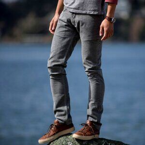 #5 Featherweight Corduroy 5 Pocket - Heather Grey